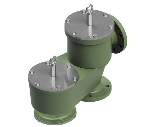 Model 945-PA-E Pipe-Away Tank Vent with Deflagration Protection Valve